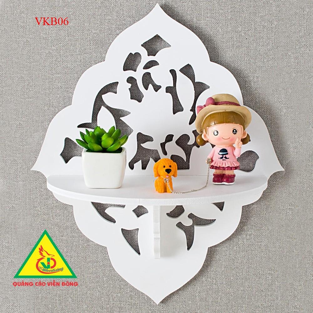 Kệ treo tường họa tiết trang trí – Nội thất lắp ráp