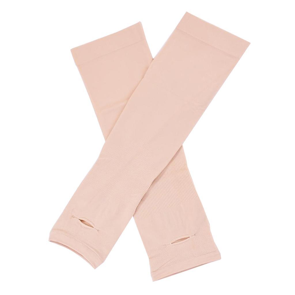 2x Outdoor Glove Anti UV Sun Protection Cooling Arm Sleeves UV Protection for Basketball