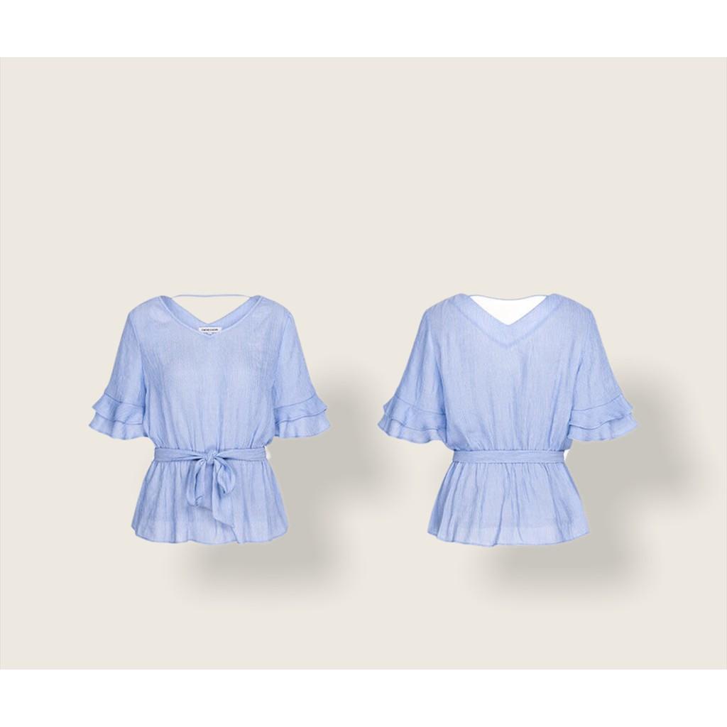áo kiểu peplum tay bèo ( thời trang anitagreen) L07-621