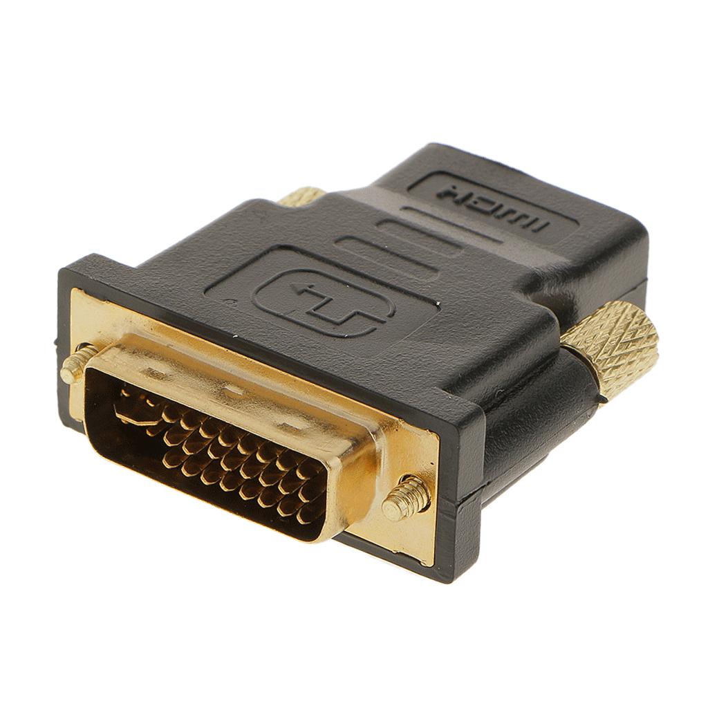 DVI-I Dual Link (24+5 pin) Male to HDMI Standard Female Adapter for HDTV LCD DVD