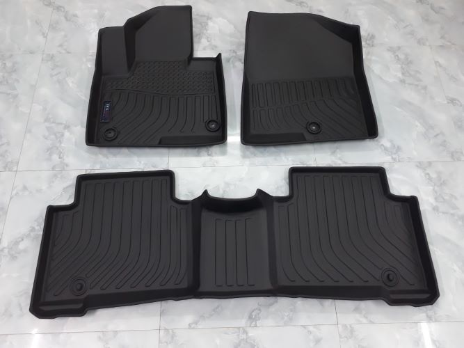 Thảm sàn dành cho xe Hyundai Santafe 2013 - 2018 thương hiệu DCSMat