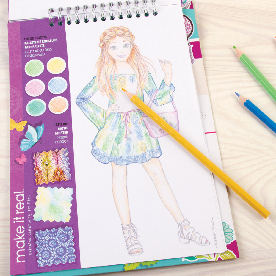 Đồ Chơi Bộ Thiết Kế Thời Trang Phong Cách Blooming Creativity 3C4G 3C4G3202