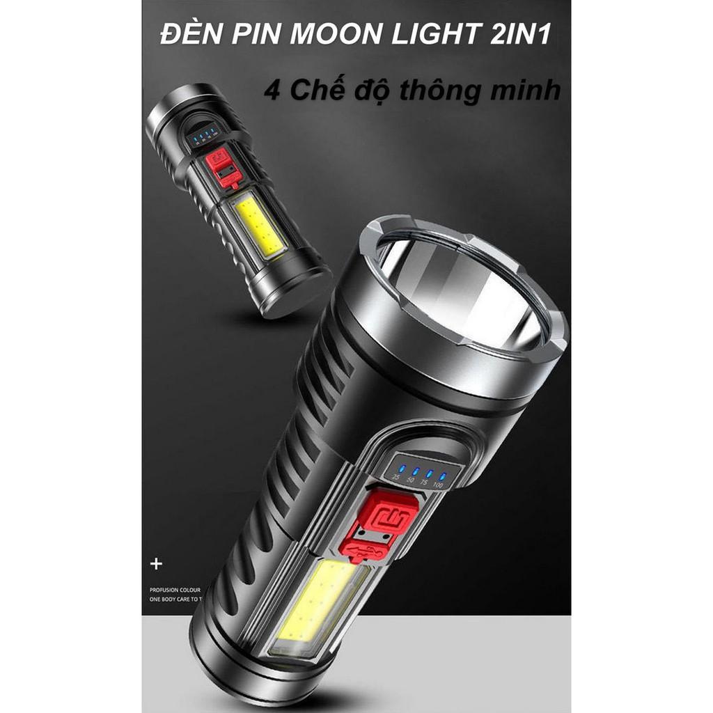 ĐÈN PIN MOON LIGHT 4 CHẾ ĐỘ THÔNG MINH