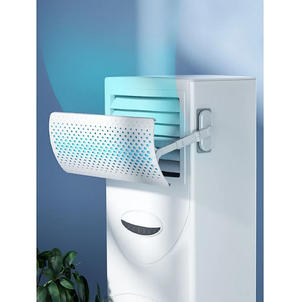 Cao cấp - Tấm Chắn Gió Điều Hòa Máy Lạnh Di Động SWING PROTECT Lọc Không Khí Ion Âm