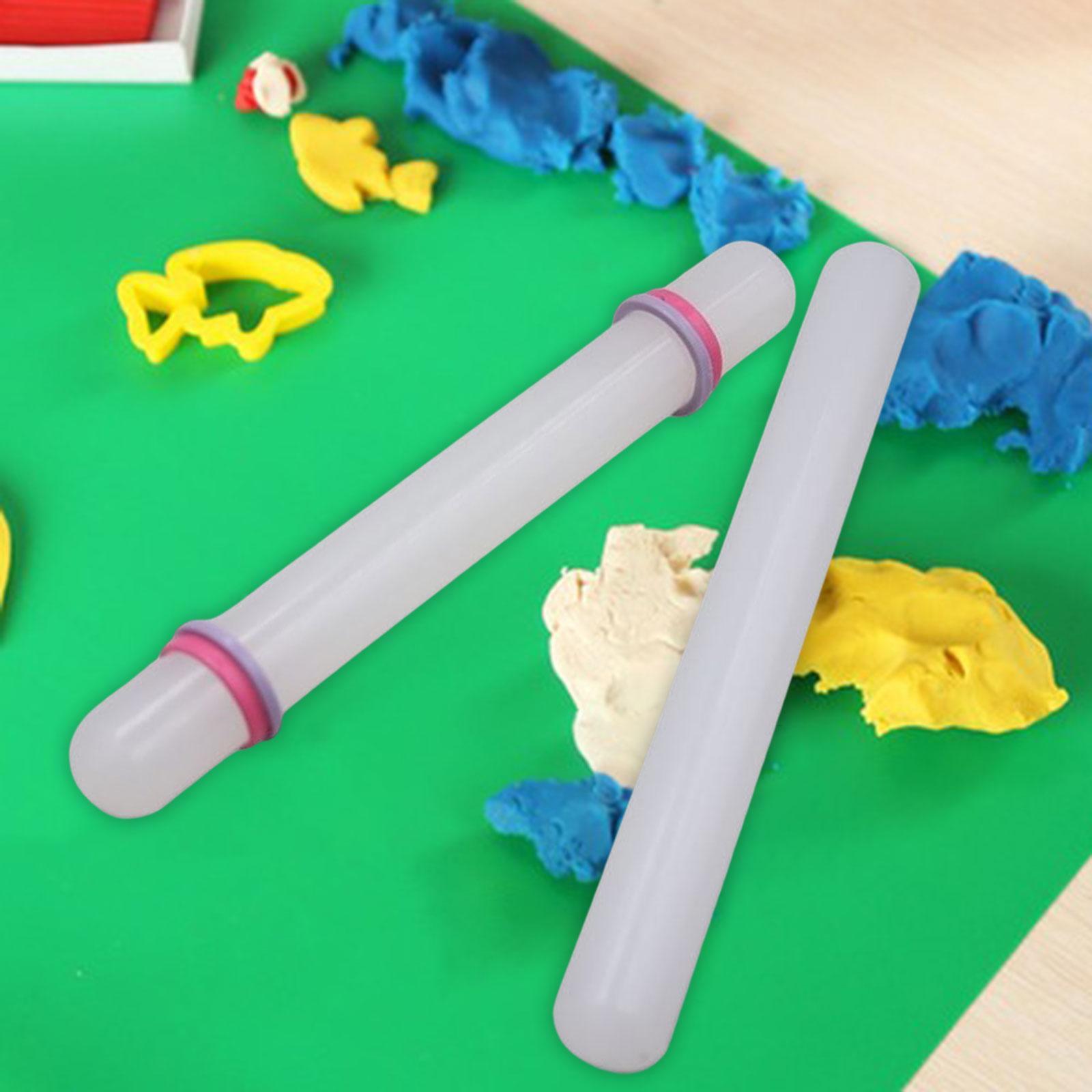 Cookie, Lightweight Fondant Tool Polymer DIY Durable Polymer Clay Tube Roller