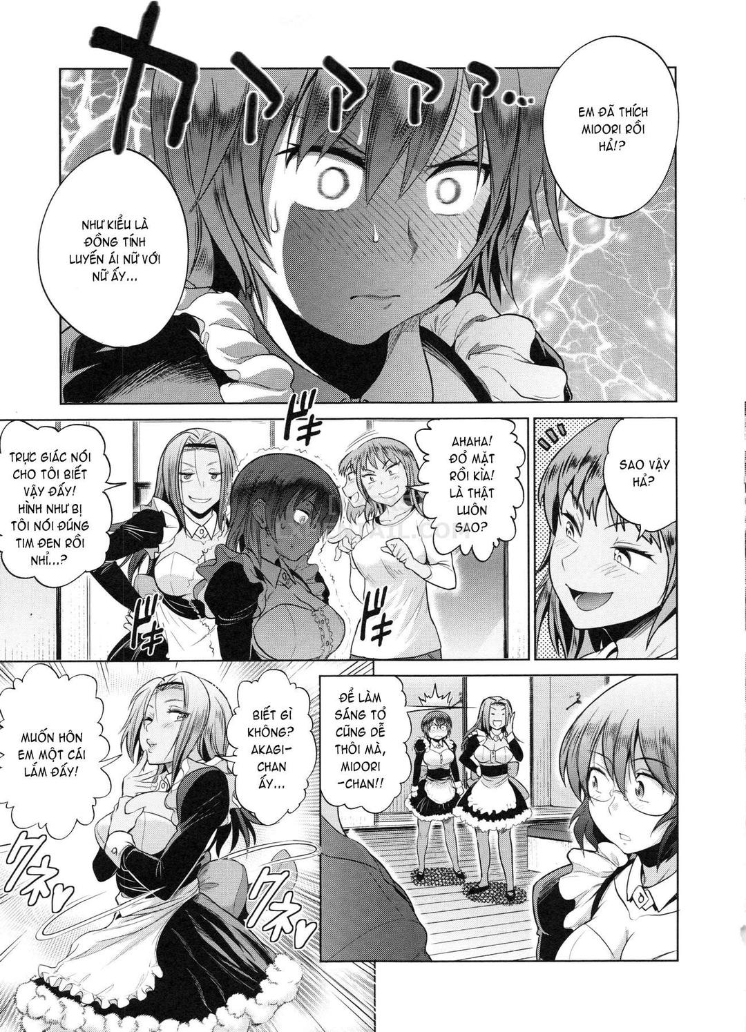 những cô nàng ở clb bóng vợt + sau 2 năm chapter 13 16