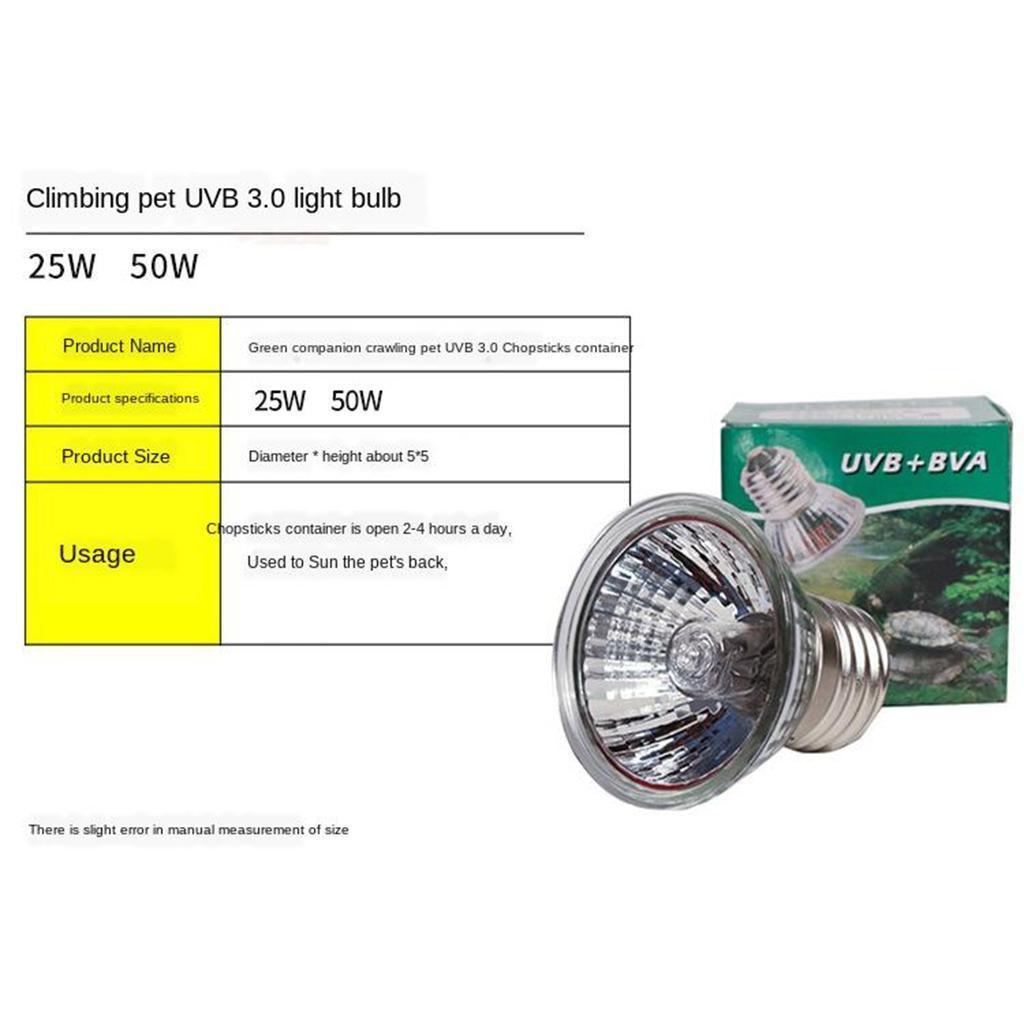 220V DAYLIGHT BEAM BASKING SPOT LAMP HEAT REPTILE BULB SUN LIGHT 25W