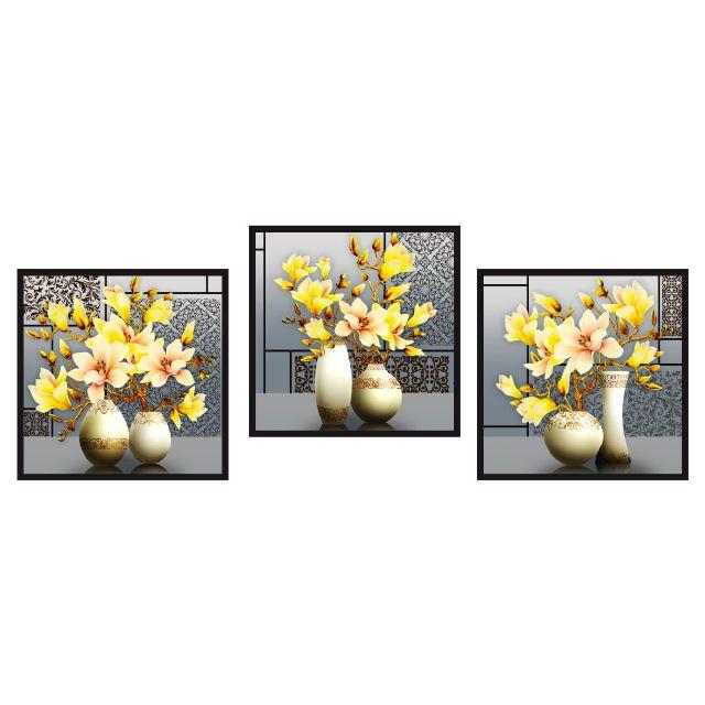 Bộ 3 tranh decal dán tường cực đẹp _50cm x 50cm mỗi tấm_DECAL VIP