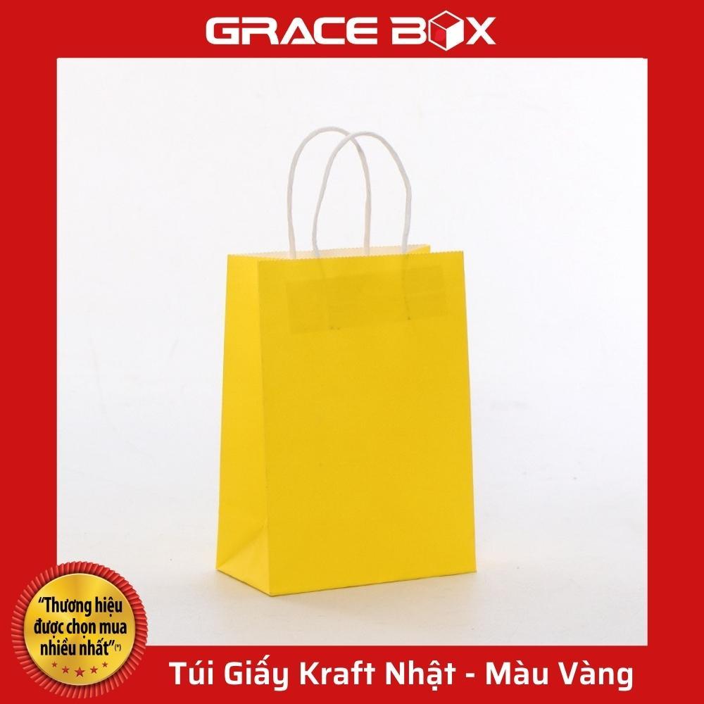 Túi Giấy Kraft Nhật Cao Cấp - Màu Vàng