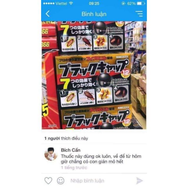 Hộp 12 viên diệt gián Nhật Bản