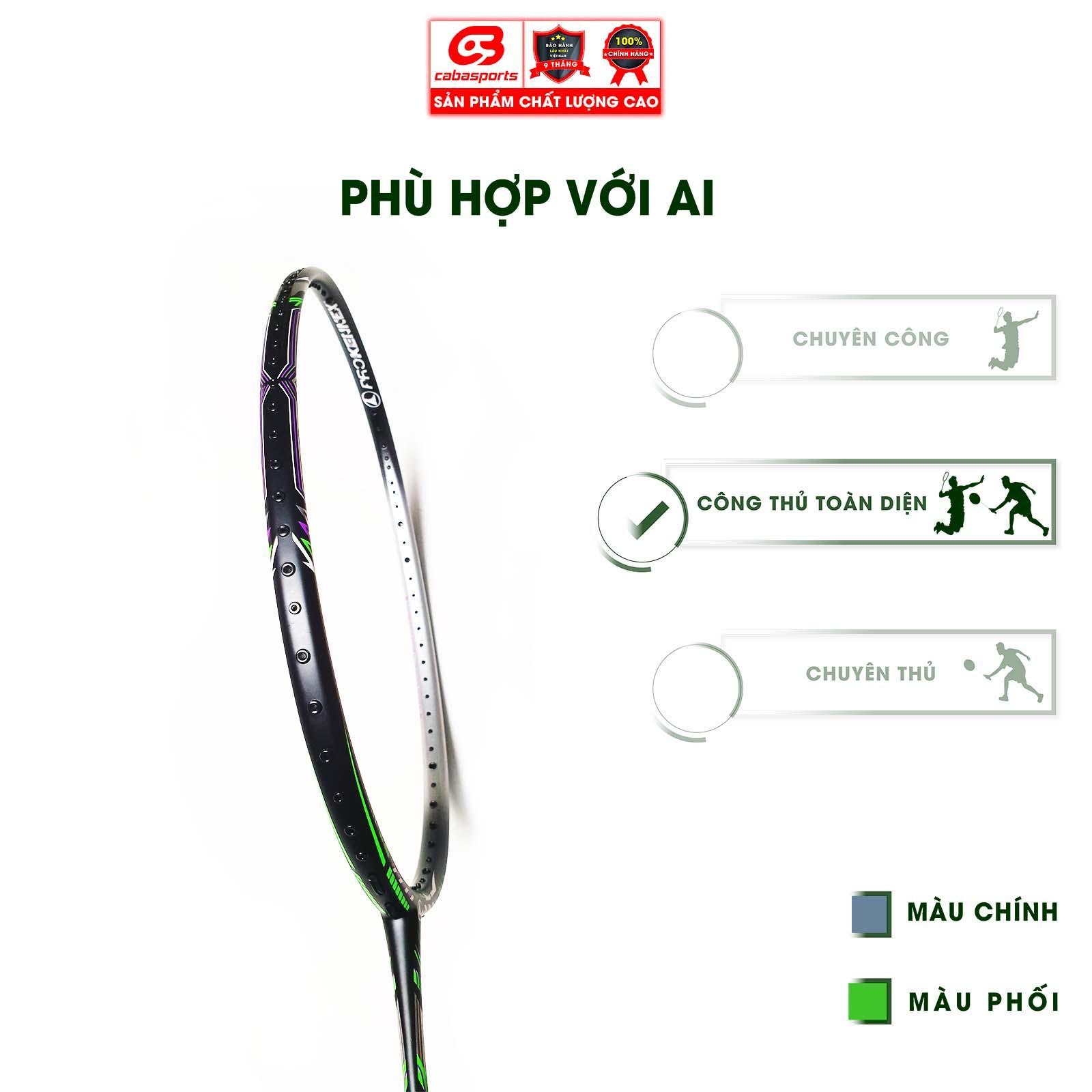 Vợt cầu lông Prokennex KINETIC EXTREME SPEED chính hãng cao cấp công thủ toàn diện (1 cây) - Tặng kèm quấn cán và túi vải Cabasports