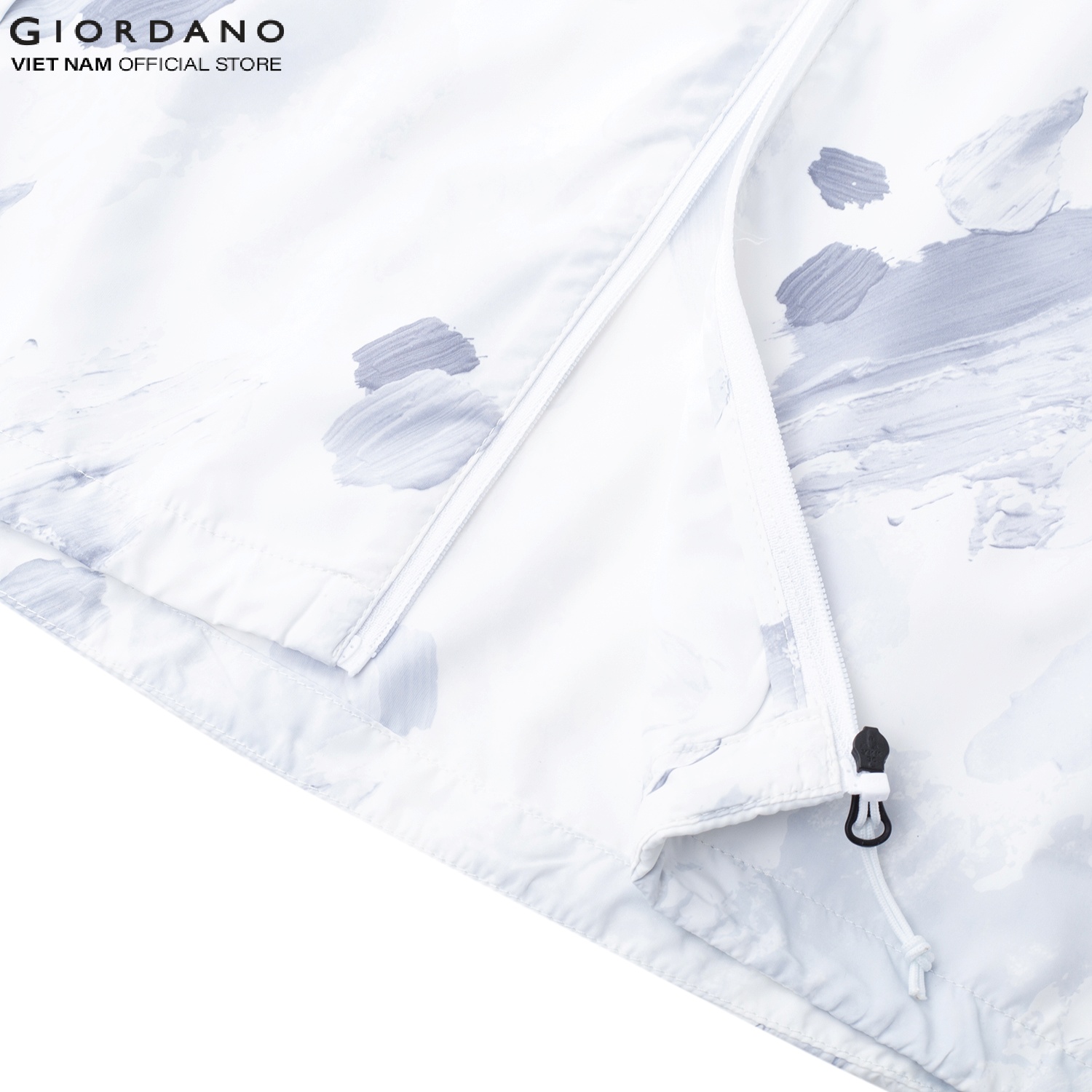 Áo Khoác Dù Nam Chống Nắng Giordano UPF 50+ Chất Mỏng Nhẹ Có Thể Gấp Gọn Windbreaker 01072011