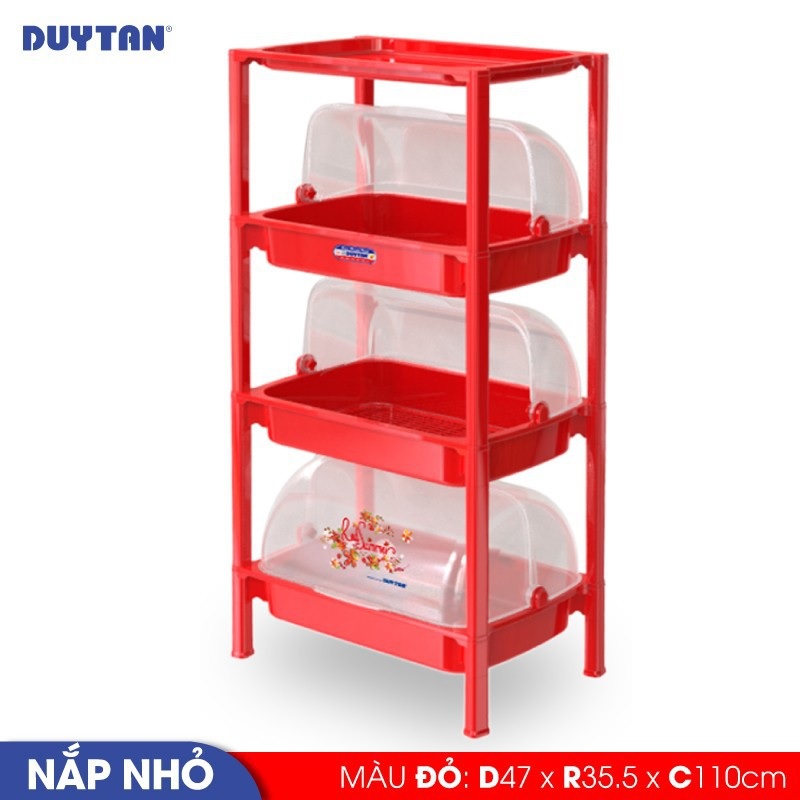 Kệ nắp nhỏ nhựa Duy Tân 3 ngăn - 04106 - Hàng chính hãng