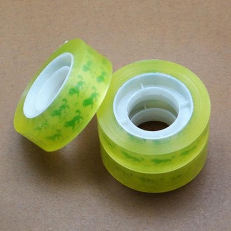 10 PCS Clear Duct Tape/ Stationery / Office Supplies, Length 30 meters, Width 12 mm, Available 【lyfs】