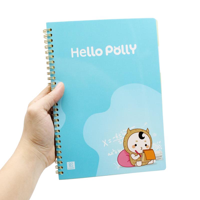 Sổ Lò Xo Design B5 - Kẻ Ngang - 80 Trang - Oxford D352B5-07 - Hello Polly