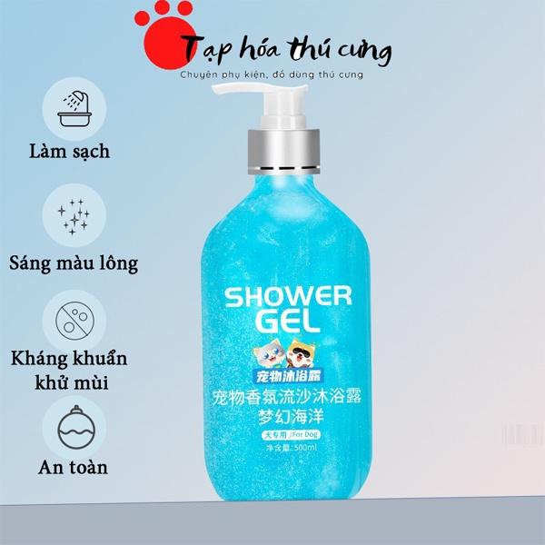 Sữa tắm hương nước hoa cho cao cấp cho chó mèo Quicksand siêu thơm kháng khuẩn , khử mùi dưỡng mượt lông 500ml