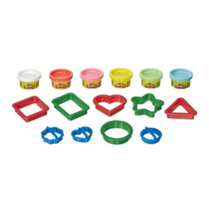 Đồ Chơi PLAYDOH Combo Khuôn Tạo Hình Cơ Bản Và Bột Nặn 4 Màu Mini CBE8534/E8530-23241