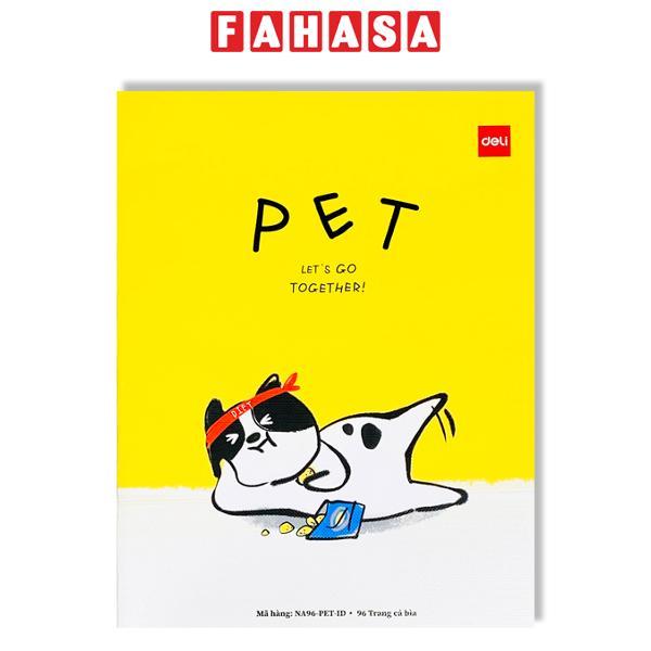 Tập Học Sinh - 4 Ô Ly - 96 Trang 120gsm - Deli NA96-PET-ID