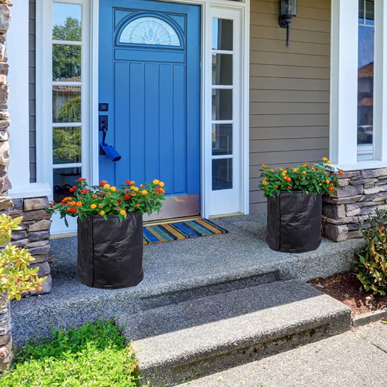 Túi Giữ Nhiệt Chậu Hoa, Túi Bảo Vệ Cây Có Thể Tái Sử Dụng Trong Mùa Đông, Túi Chống Sương Giá Mùa Đông Cho Cây Trong Chậu, Cây, Cây Bụi 50x45cm