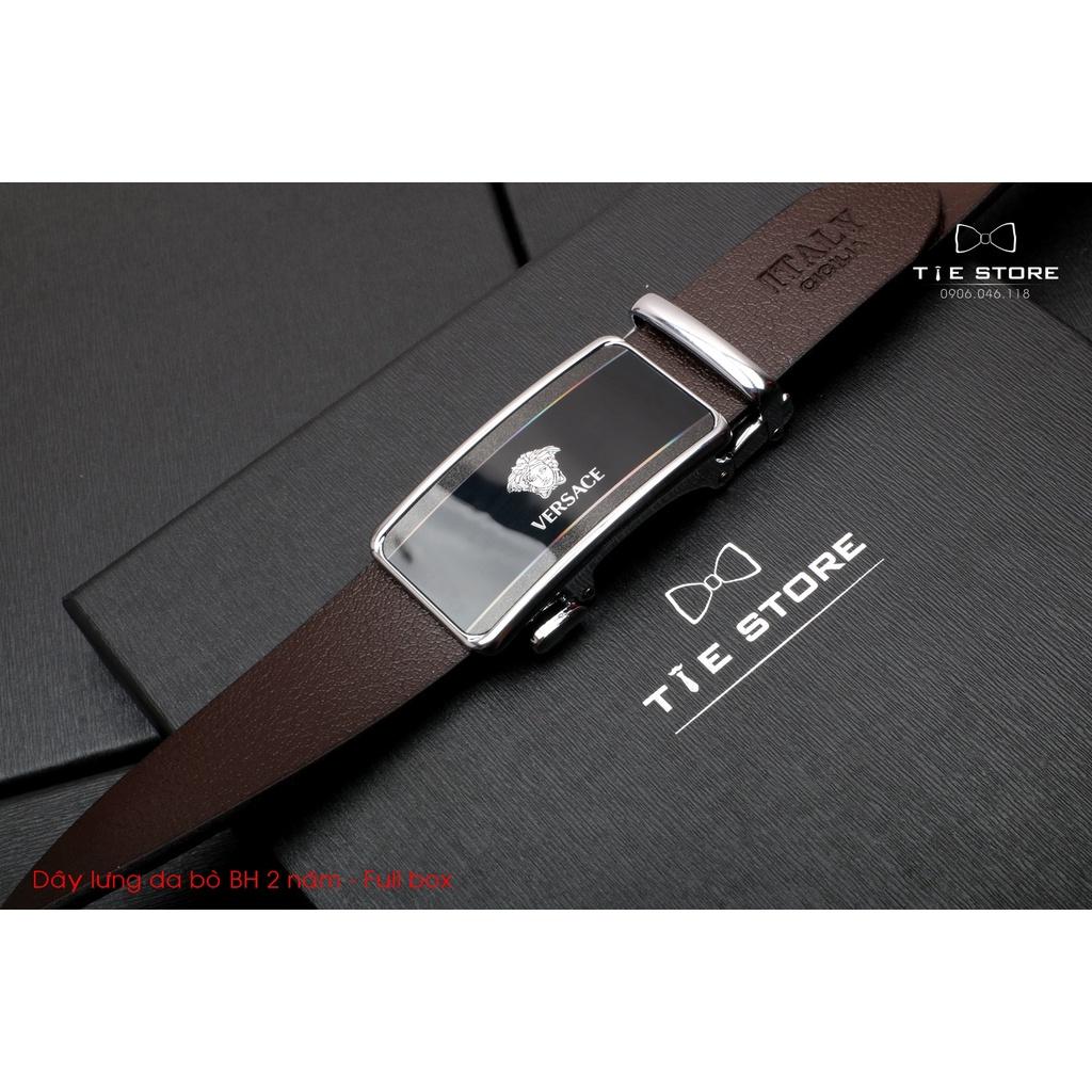 Thắt Lưng Nam Da bò 2 lớp cao cấp BH 2 năm Full box - Mặt liền