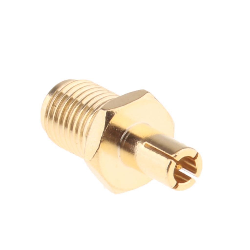 RF SMA Female to TS9 Male Converter Coax Connector for Wifi Antennas