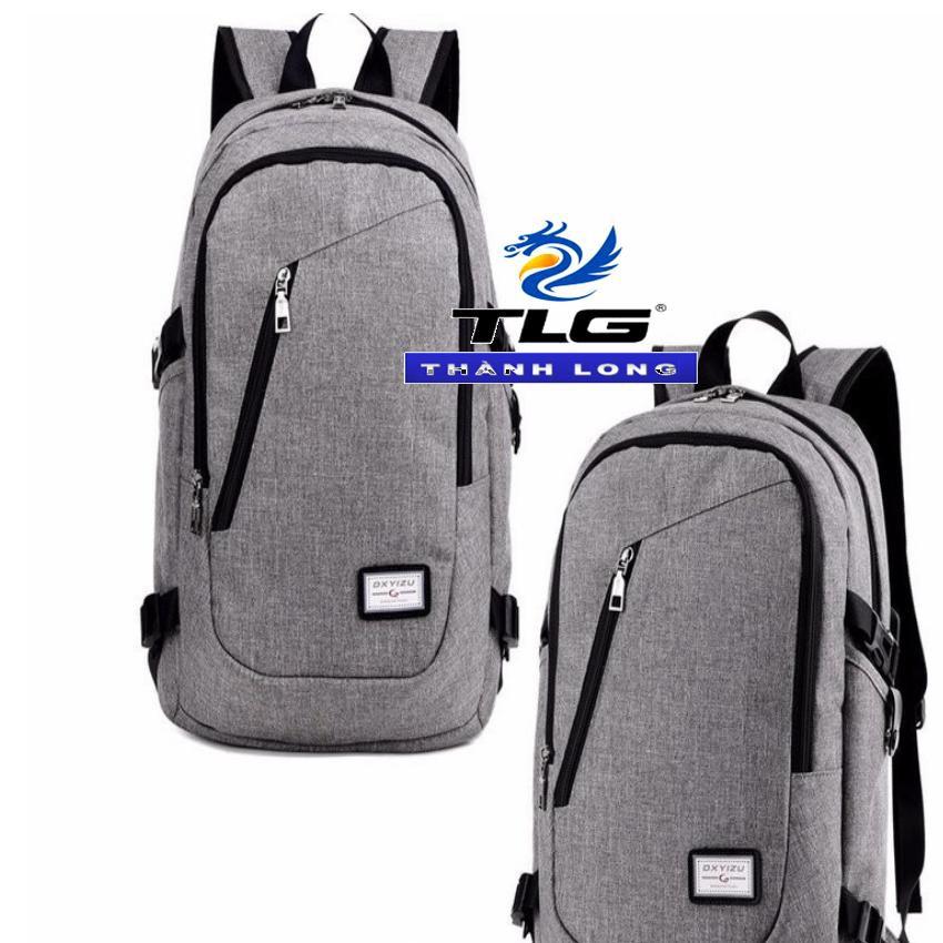 Balo nam, nữ kèm cổng sạc USB Thành Long TLG tặng 01 bút bi cao cấp TLG