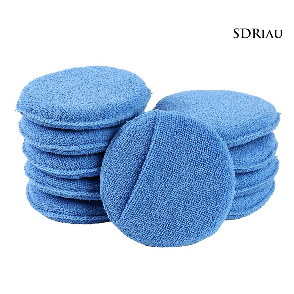 MICROFIBER Bộ 5 Miếng Xốp Đánh Bóng Xe Hơi 5 Inch
