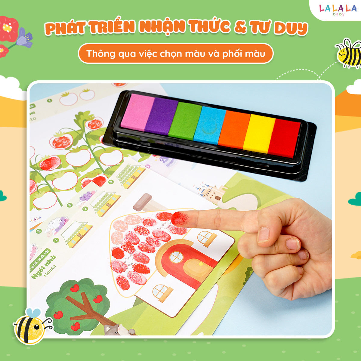 Bộ màu vân tay diệu kỳ FINGER PAINTING