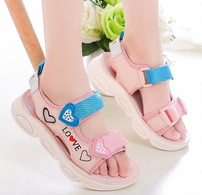 Sandal in hình trái tim dễ thương cho bé gái - SAD0119