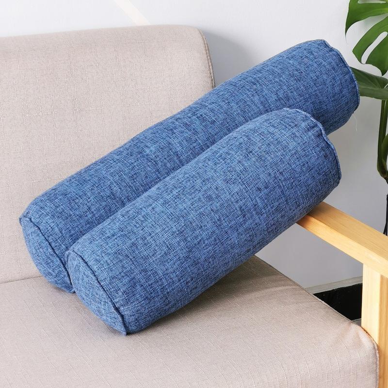 Dài Gối Bên Trong Thân Tròn Đệm Lót Hình Chữ Nhật Ngủ Ngủ Trưa Gối Giả Vải Lanh Cotton Đệm Nhà Phòng Ngủ Phụ Kiện
