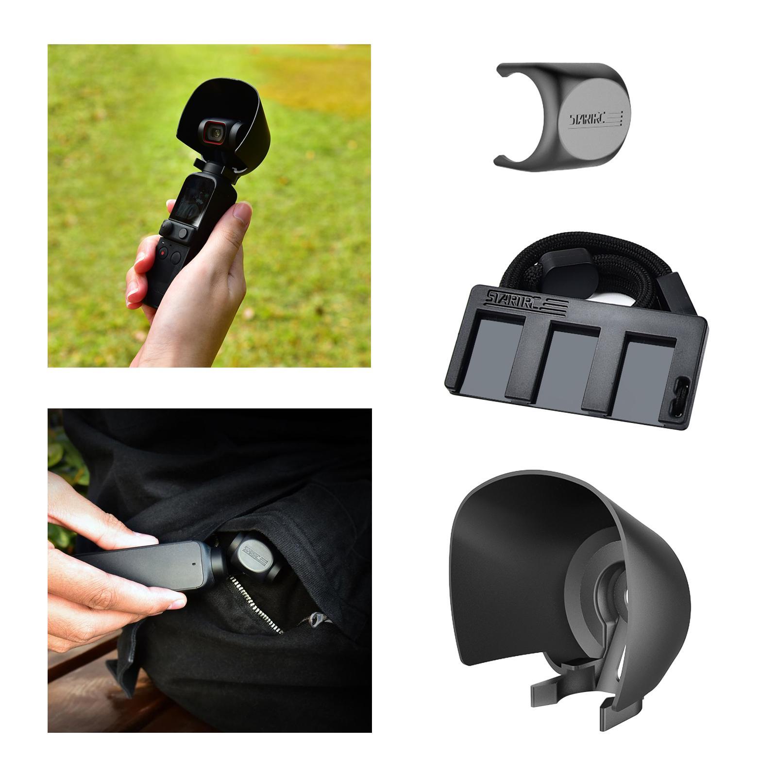 ABS Lens Protective Cover Sun Hood Storage Box Camera Accessories