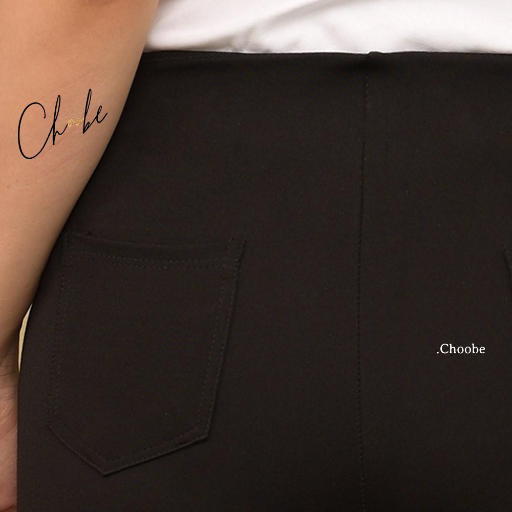 Quần tregging nữ Choobe cạp cao, quần tregging 6 cúc, chất vải dày dặn, siêu co giãn, mặc tôn dáng - Q14