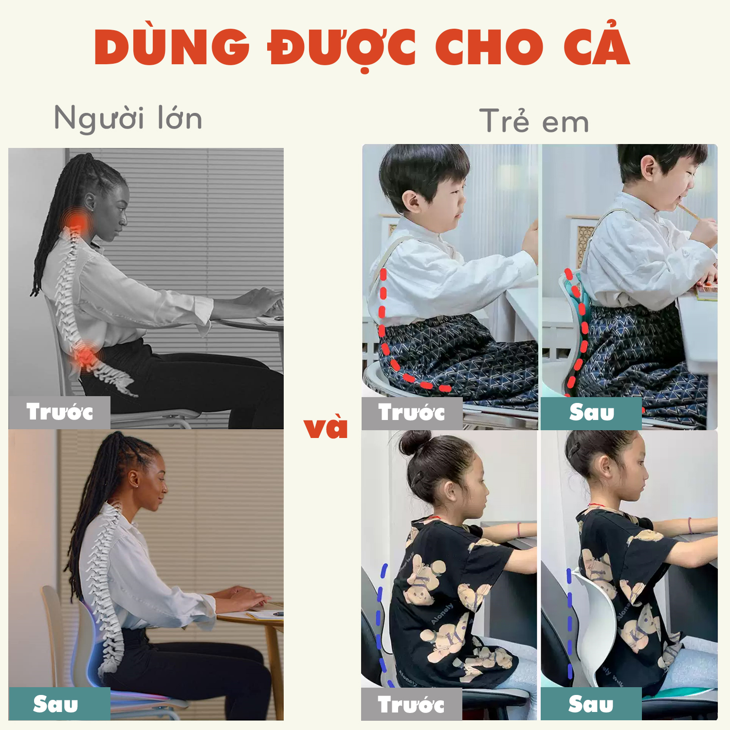 Ghế Công Thái Học Chống Gù, Điều Chỉnh Tư Thế Trẻ Em, Học SInh, Sinh Viên, Văn Phòng Legaxi