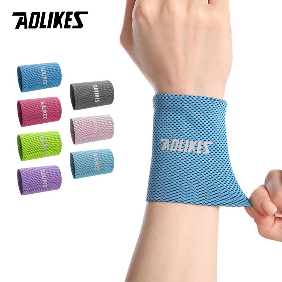 Bộ 2 băng đeo cổ tay AOLIKES A-7931-2 thấm mồ hôi Cool sports wristband