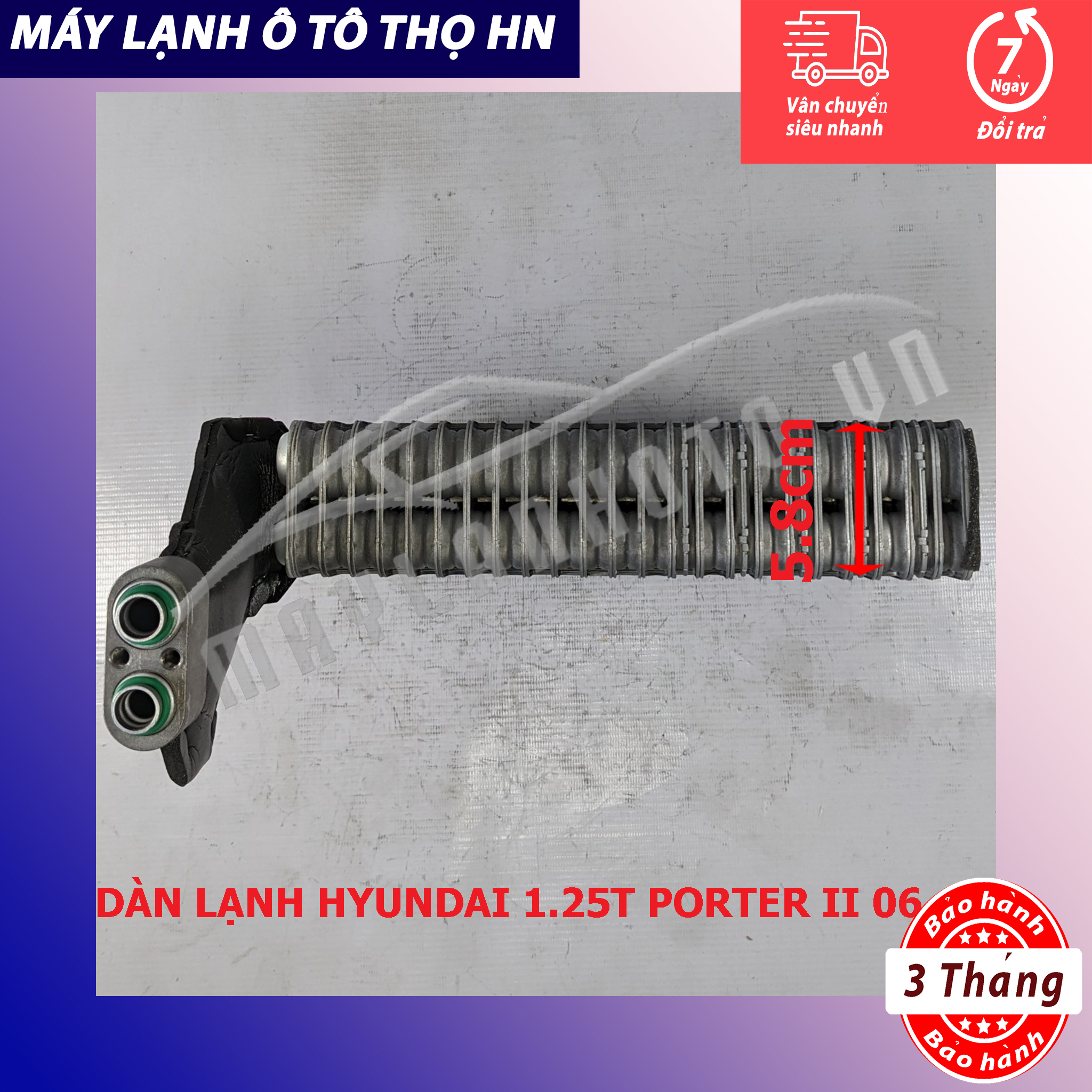 Dàn lạnh Hyundai Porter 2 1,25 tấn 2006 2007 2008 2009 2010 2011 2012 2013 2014 hàng xịn Hàn Quốc 06 07 08 09 10 11 12 13 14