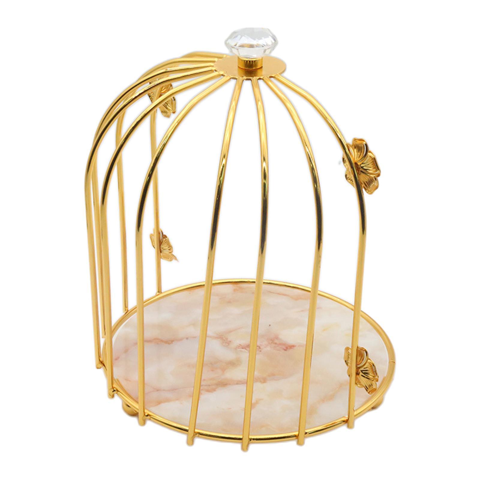 Makeup Perfume Organizer Shelf Display Stand Iron Art Jewelry Tray