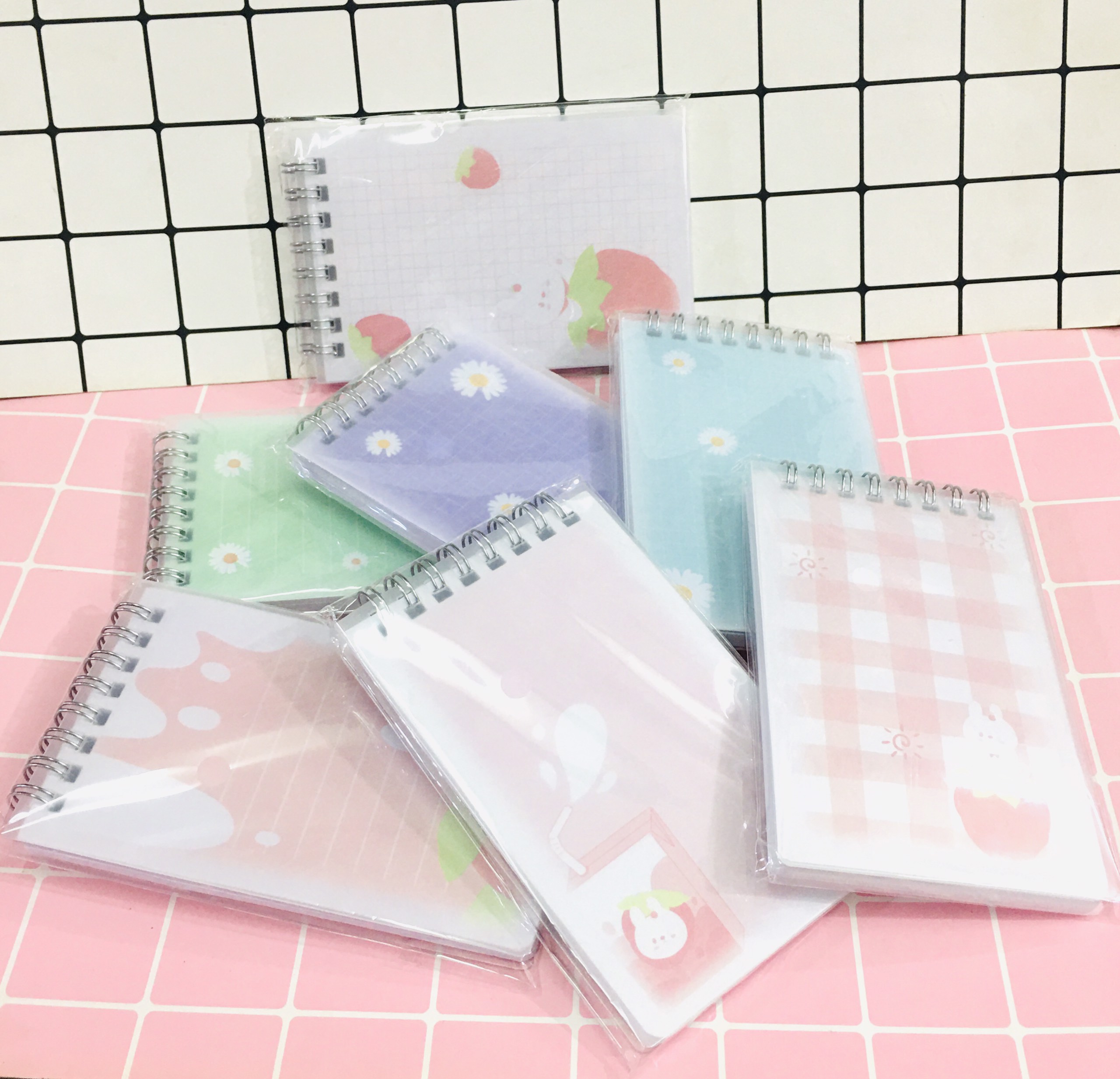 Set 3 sổ gáy xoắn cute dễ thương