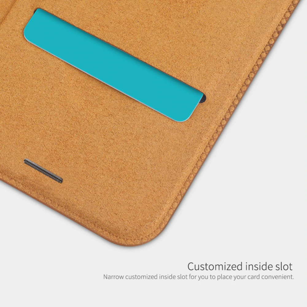 Bao case da cho iPhone 11 Pro hiệu Nillkin Qin - Hàng chính hãng