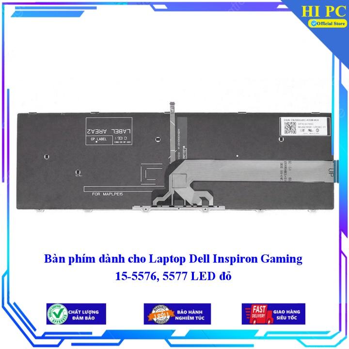 Bàn phím dành cho Laptop Dell Inspiron Gaming 15-5576, 5577 LED đỏ - Hàng Nhập Khẩu mới 100%