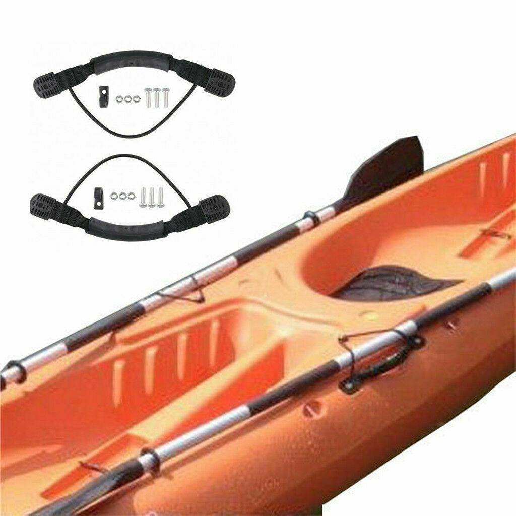 2Ps Kayak Canoe Boat Carry Handle Kayak Pull Handle with Cord Rope Easy Carrying