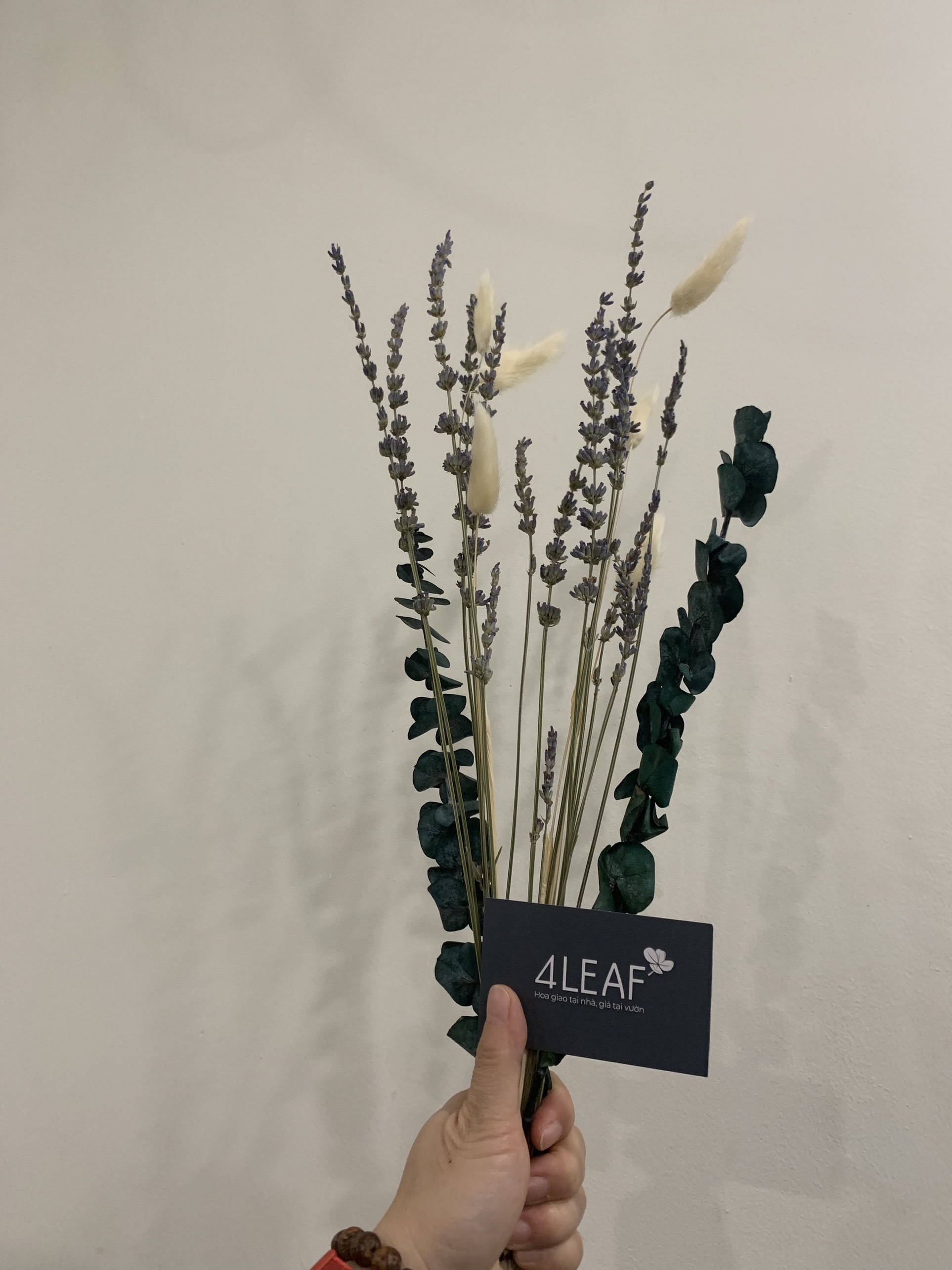 Bó Hoa Khô Sấy Lạnh - Tone Lạnh Vintage Mix Sẵn – Decor- Trang Trí - Để Bàn - Thơm Phòng