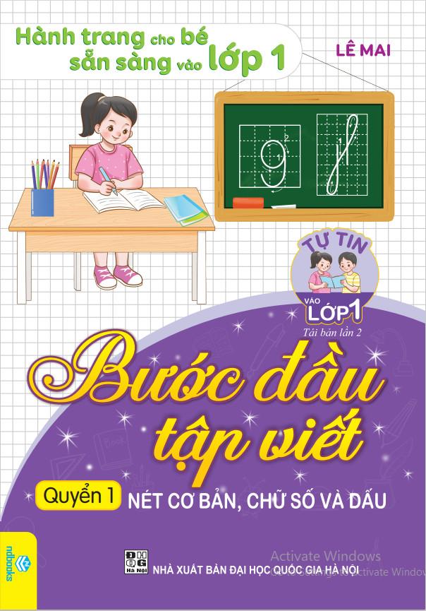 Sách - Bước đầu tập viết quyển 1 (Hành trang cho bé vào lớp 1) - Ndbooks