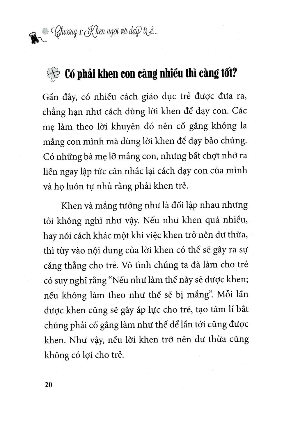 Sách - Cách Khen Cách Mắng Cách Phạt Con (Tái Bản 2024)