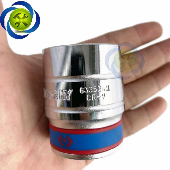 Tuýp 34mm 3/4 Kingtony 633534M loại ngắn 6 cạnh màu trắng