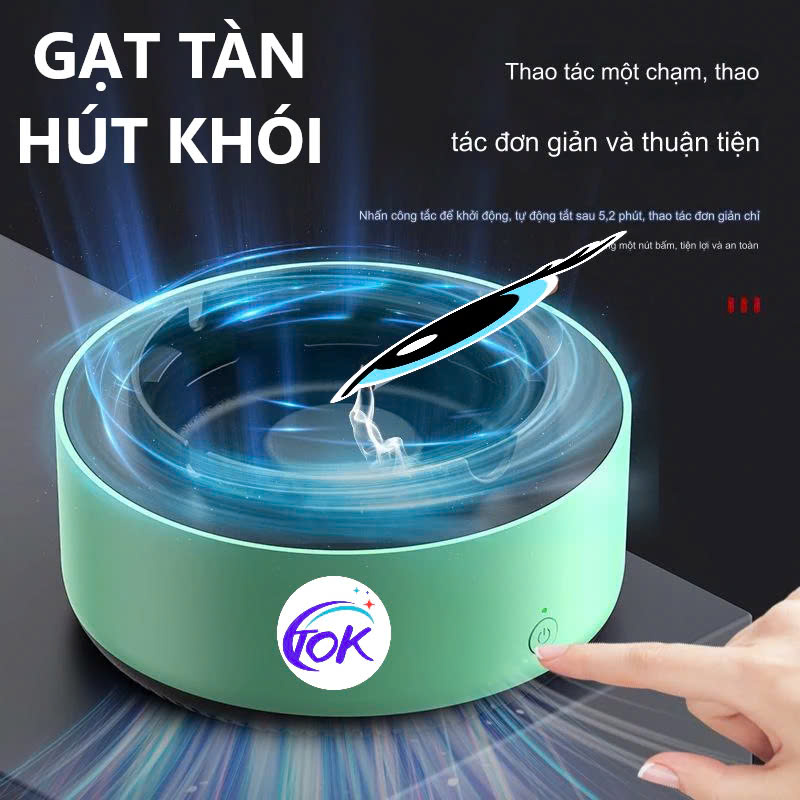 Mẫu Gạt Tàn Hút Khói Tự Động Mới Nhất: Lọc Không Khí, Khử Mùi Với Ion Âm Siêu Tốt