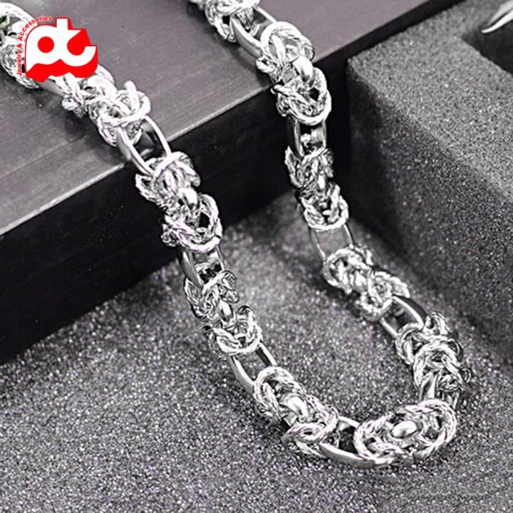 Dây Chuyền Nam 8mm Cá Tính, Dây Chuyền Nam Thời Trang Chắc Chắn