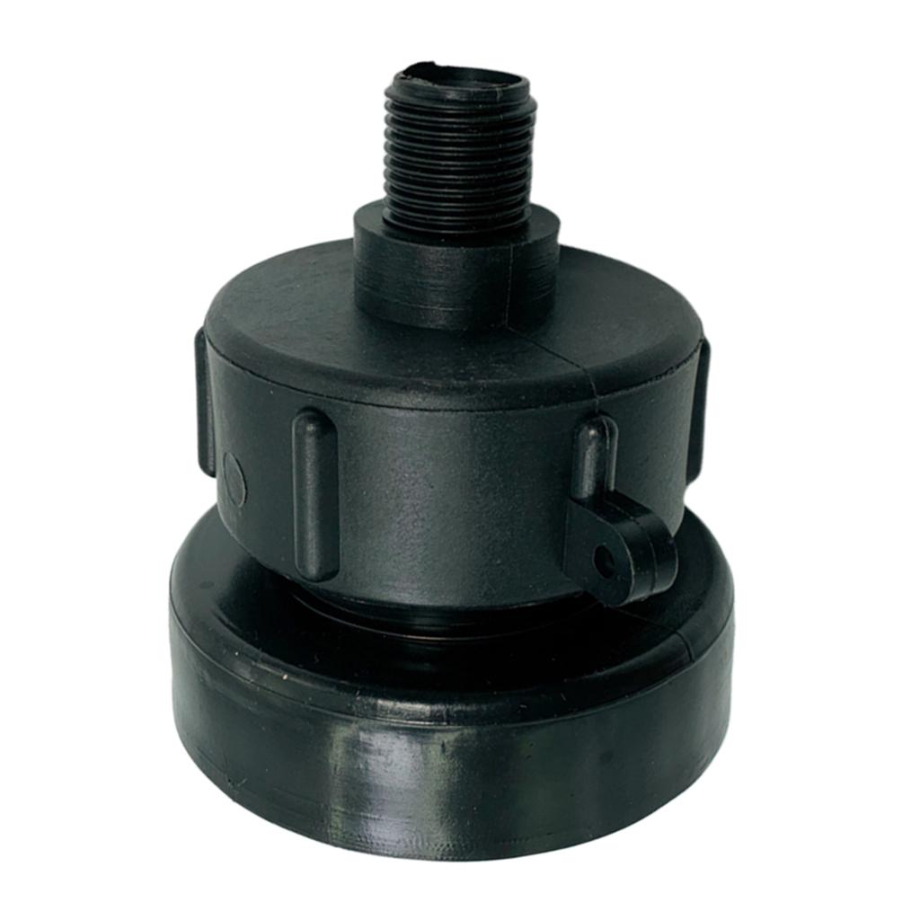 IBC Tank Drain Fitting Adapter IBC 80mm Coarse Thread Garden Hose Connector 1/2"