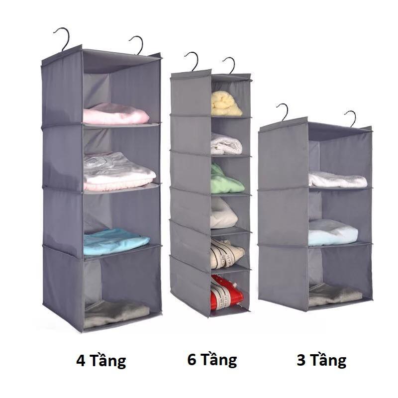 Túi vải treo đồ 6 tầng đa năng tiện dụng dễ dàng gấp gọn