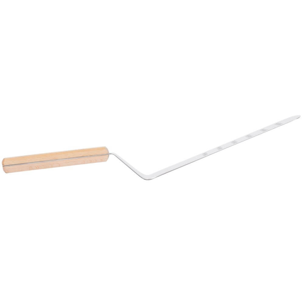 Xẻng Xúc Thịt Nướng BBQ, Chiên Rán Chảo Nướng Phẳng, Thép High Carbon Cao Cấp, Mặt Lỗ 203 mm x 75 mm Chuôi Gỗ, Chính Hãng Mỹ Dexter USA