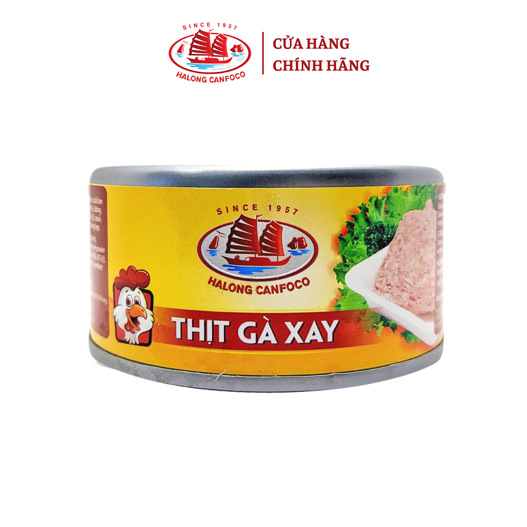 (Date: 11/2024) Thịt gà xay 170g - Đồ Hộp Hạ Long